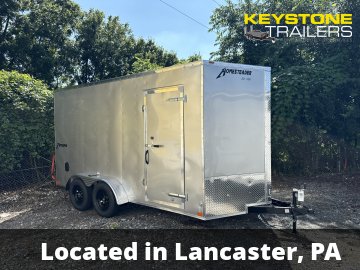 2026 Homesteader Trailers - 714IT - Silver Mist - 7x14 - 7,000#