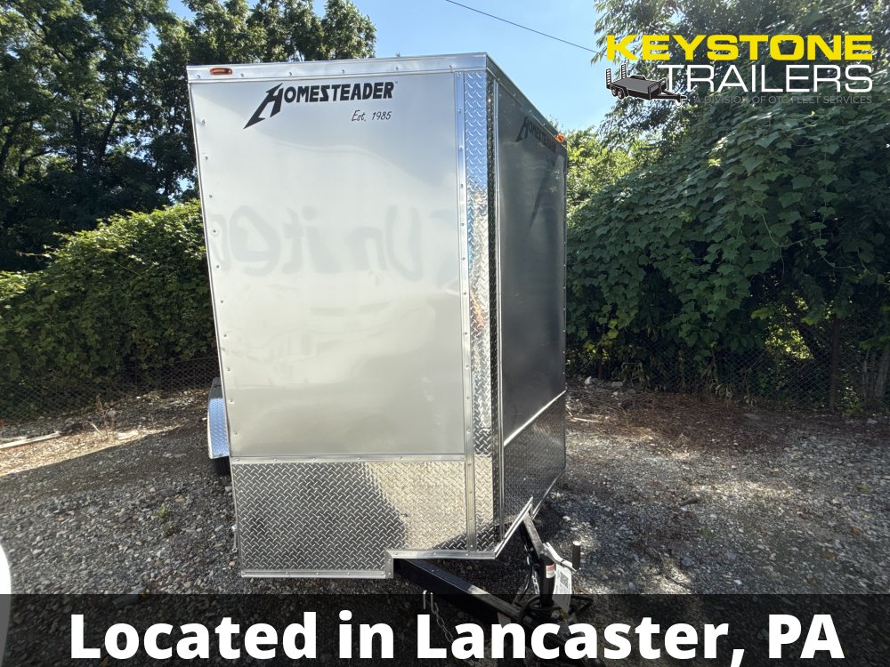 2026 Homesteader Trailers - 714IT - Silver Mist - 7x14 - 7,000#