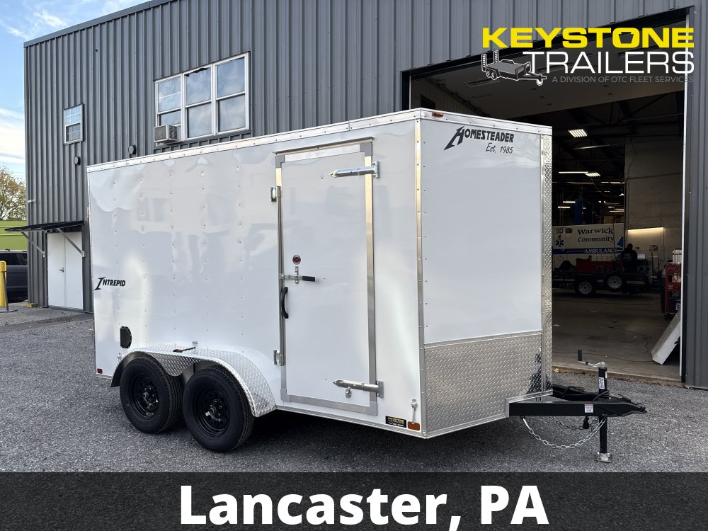 2026 Homesteader Trailers - 712IT - White - 7x12 - 7,000#