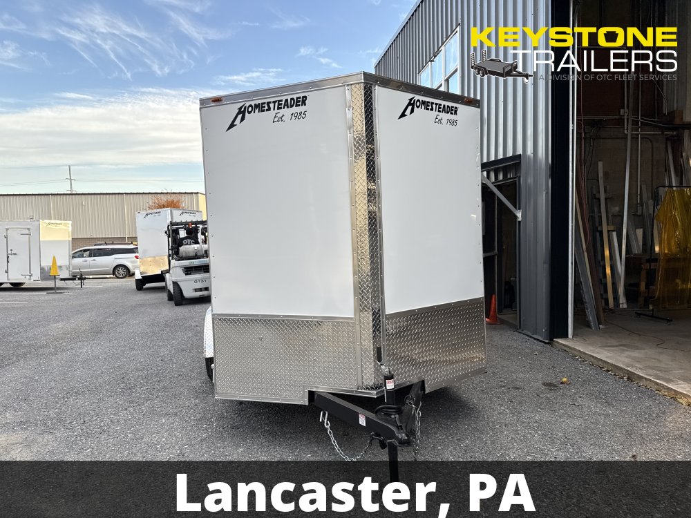 2026 Homesteader Trailers - 712IT - White - 7x12 - 7,000#