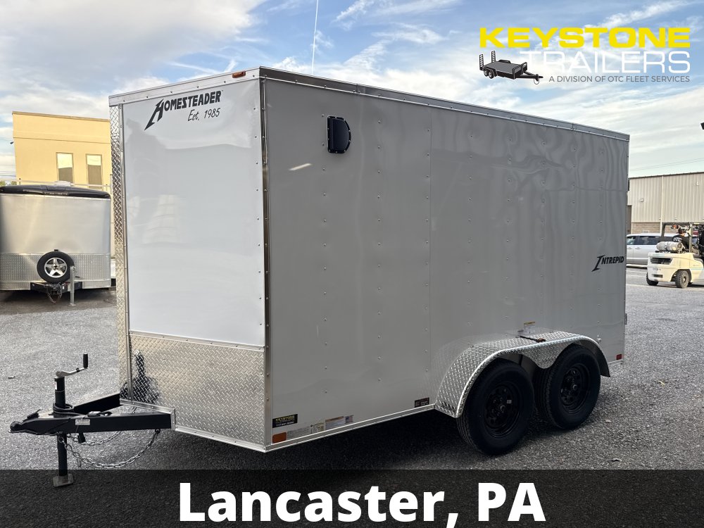 2026 Homesteader Trailers - 712IT - White - 7x12 - 7,000#