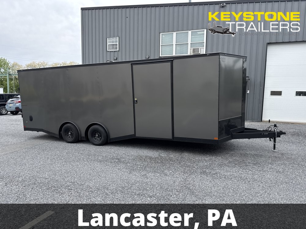 2024 Covered Wagon - CW8.5X24TA3 - Gray - 8.5x24 - 9,990#