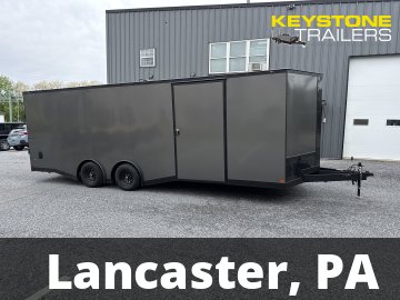 2024 Covered Wagon - CW8.5X24TA3 - Gray - 8.5x24 - 9,990#