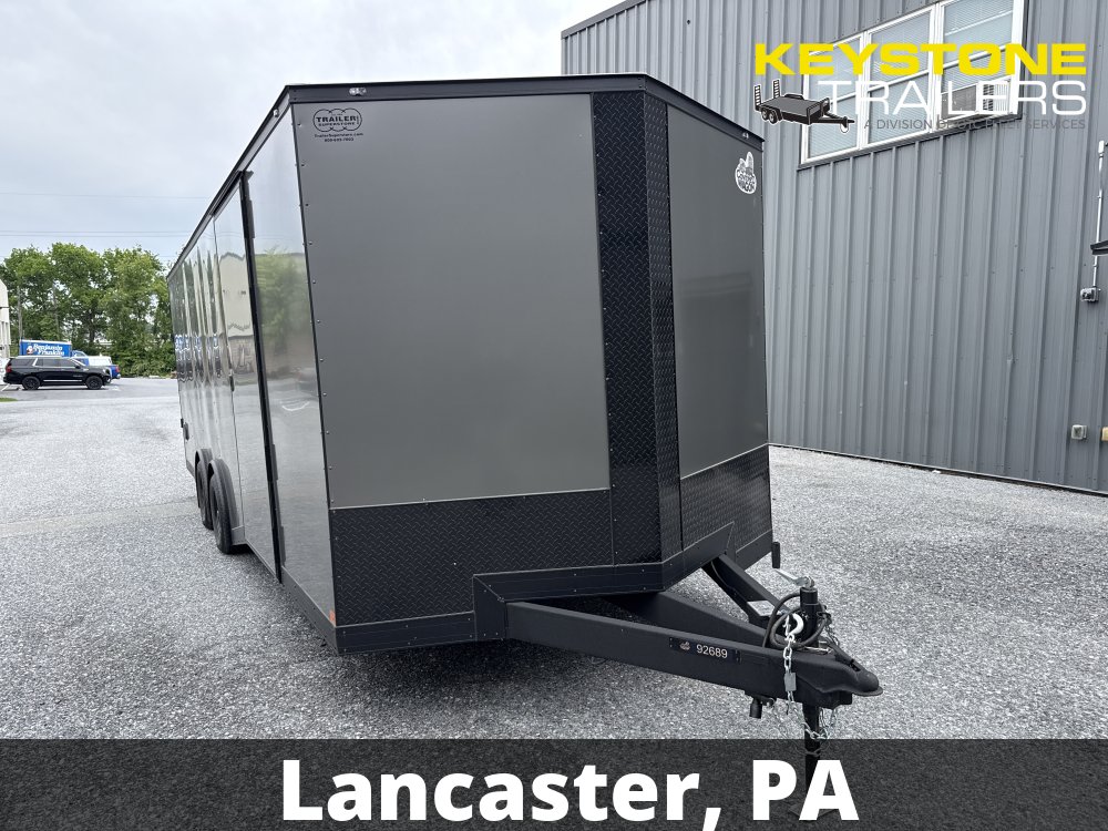 2024 Covered Wagon - CW8.5X24TA3 - Gray - 8.5x24 - 9,990#