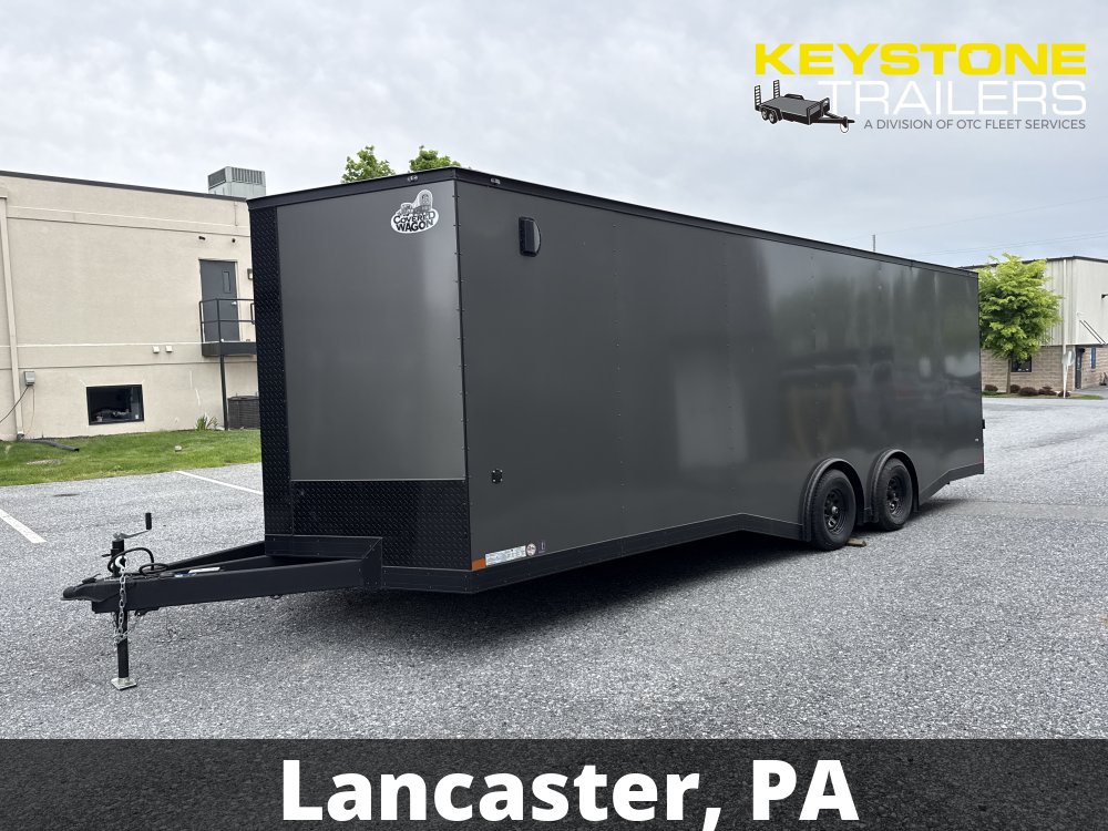 2024 Covered Wagon - CW8.5X24TA3 - Gray - 8.5x24 - 9,990#