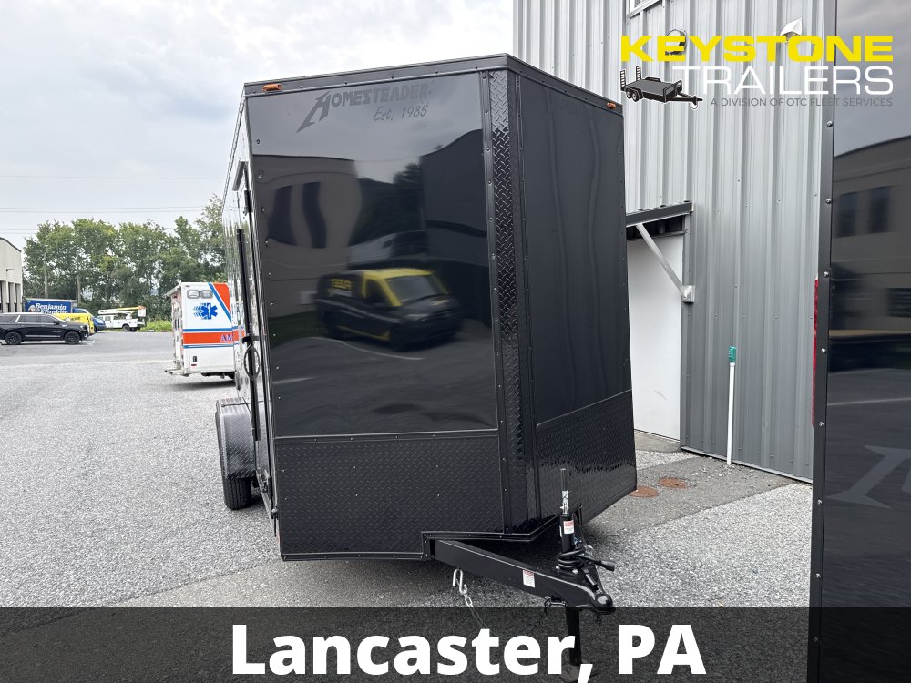2027 Homesteader - 714IT - Black - 7x14 - 7,000#