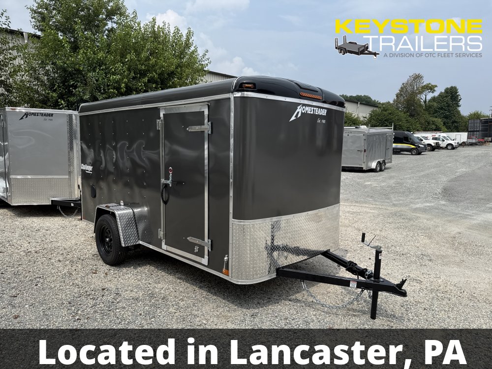 2026 Homesteader Trailers - 612CS - Gray - 6x12 - 2,990#