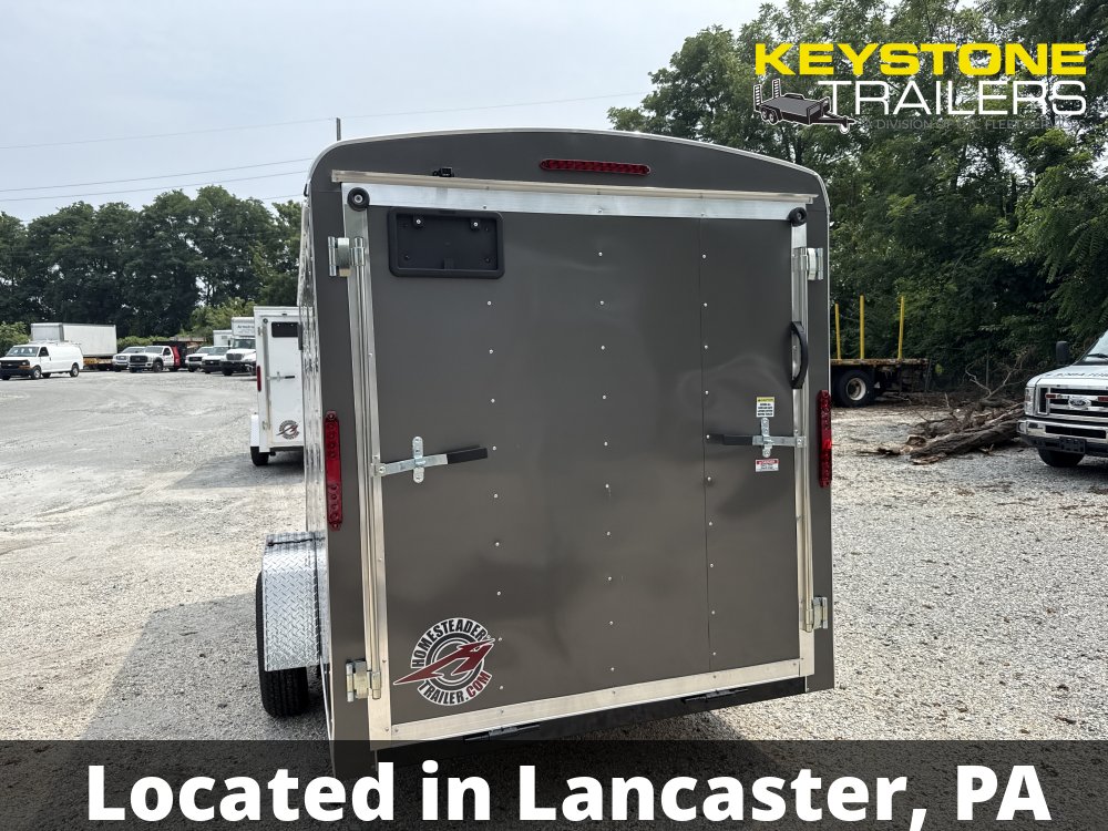 2026 Homesteader Trailers - 612CS - Gray - 6x12 - 2,990#