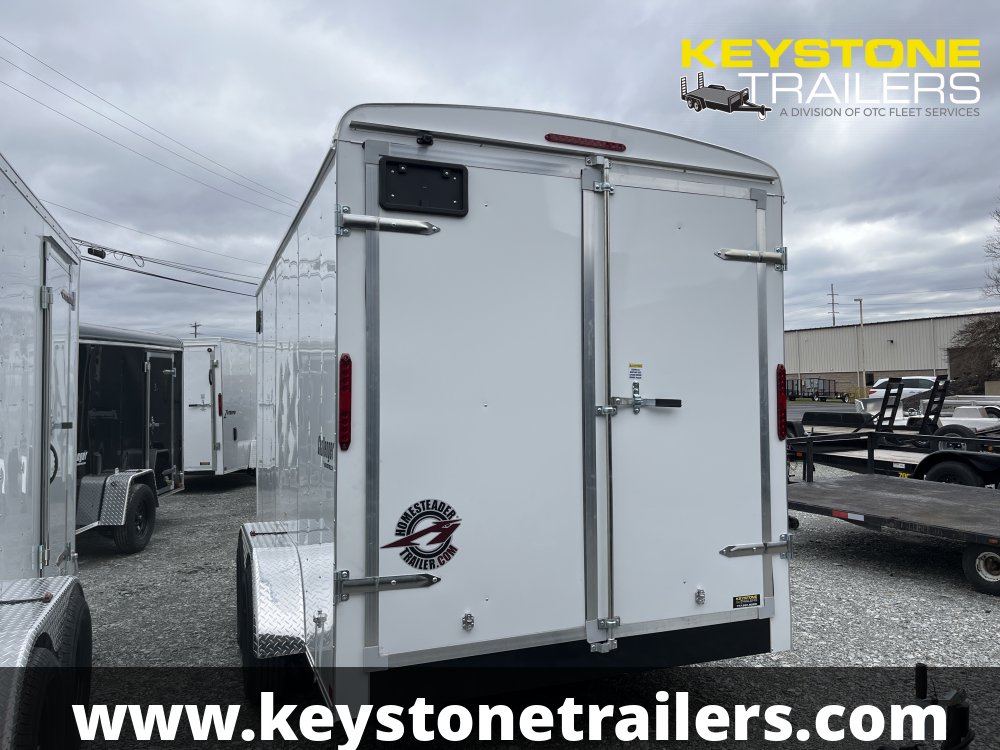 2025 Homesteader Trailers - 714CT - White - 7x14 - 7,000#