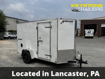 2026 Homesteader Trailers - 510IS - White - 5x10 - 2,990#