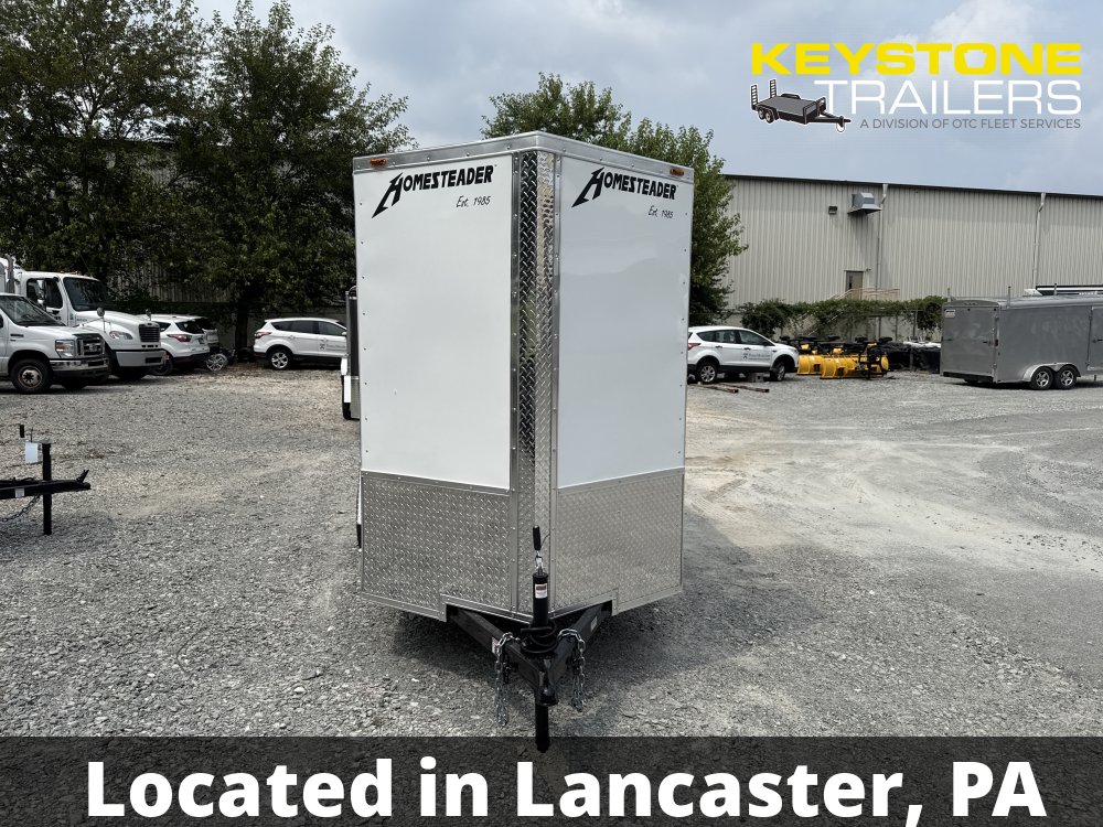 2026 Homesteader Trailers - 510IS - White - 5x10 - 2,990#