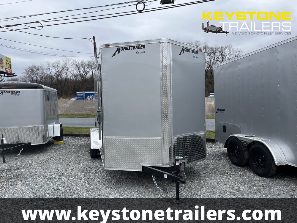 2025 Homesteader Trailers - 716IT - Silver Mist - 7x16 - 7,000#