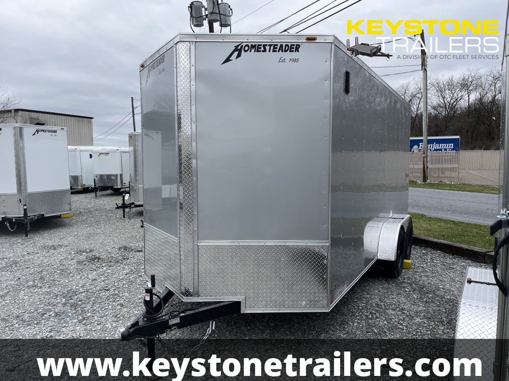 2025 Homesteader Trailers - 716IT - Silver Mist - 7x16 - 7,000#