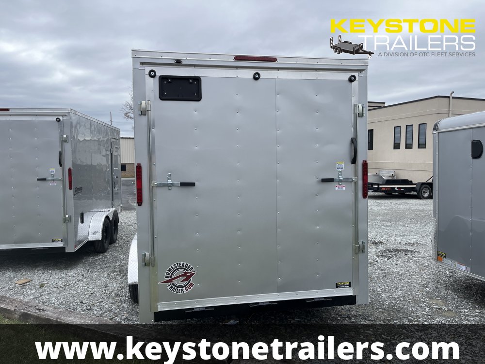 2025 Homesteader Trailers - 716IT - Silver Mist - 7x16 - 7,000#