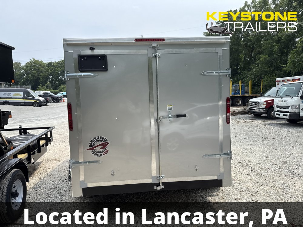 2026 Homesteader Trailers - 712IT - Silver Mist - 7x12 - 2,990#