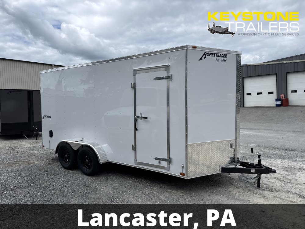 2027 Homesteader - 716IT - White - 7x16 - 7,000#