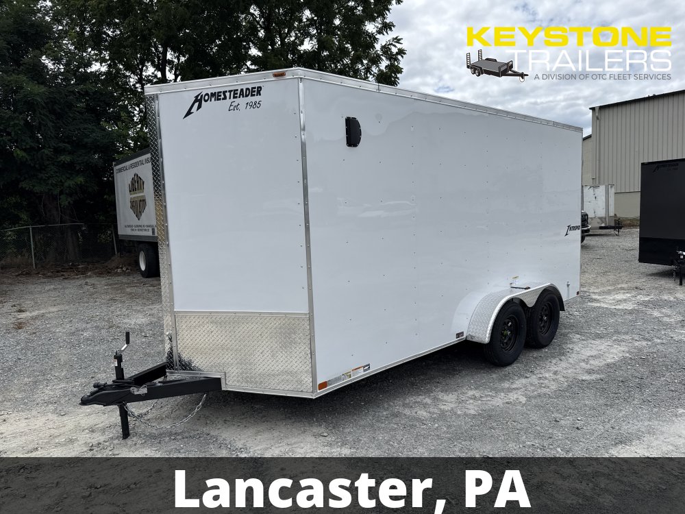2027 Homesteader - 716IT - White - 7x16 - 7,000#