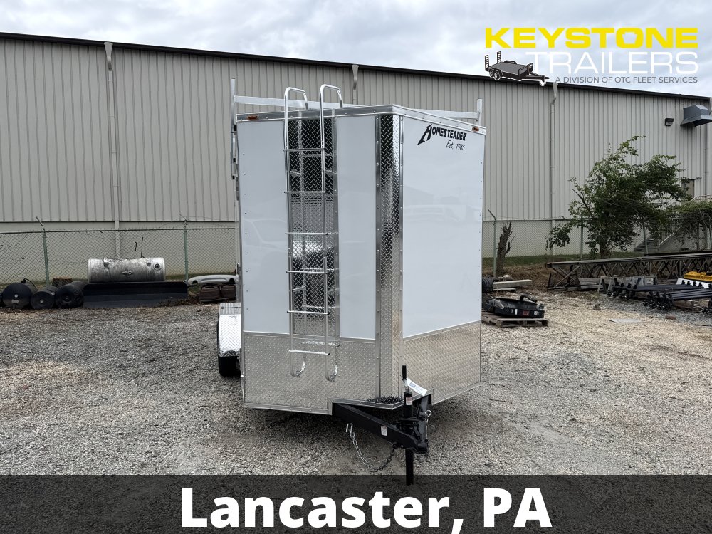 2027 Homesteader - 714IT - White - 7x14 - 7,000#