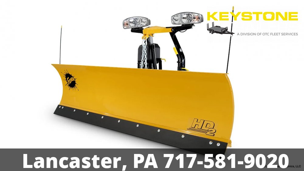 NEW Fisher 8.5 HD2 Straight Blade Snow Plow (Installed & In-Stock)