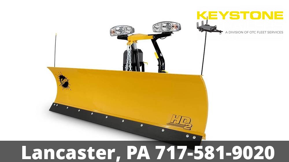 NEW Fisher 8' HD2 Straight Blade Snow Plow (Installed & In-Stock)