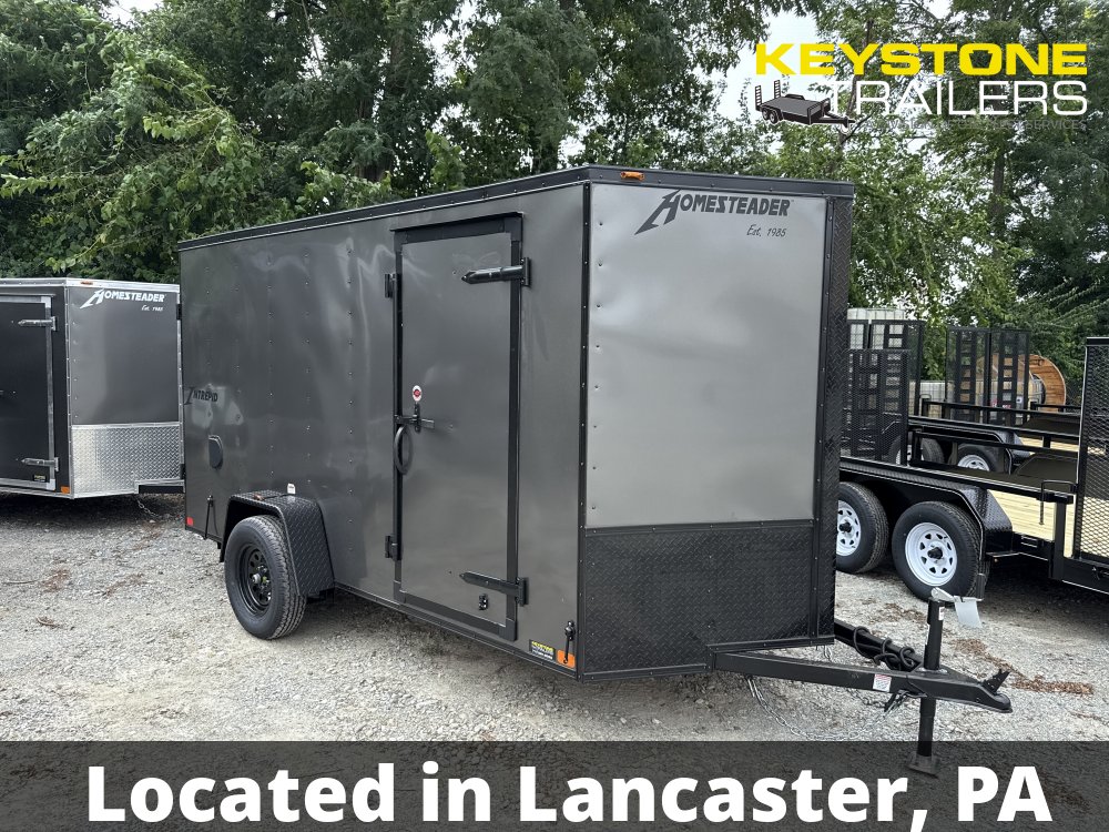 2026 Homesteader Trailers - 612IS - Gray - 6x12 - 2,990#