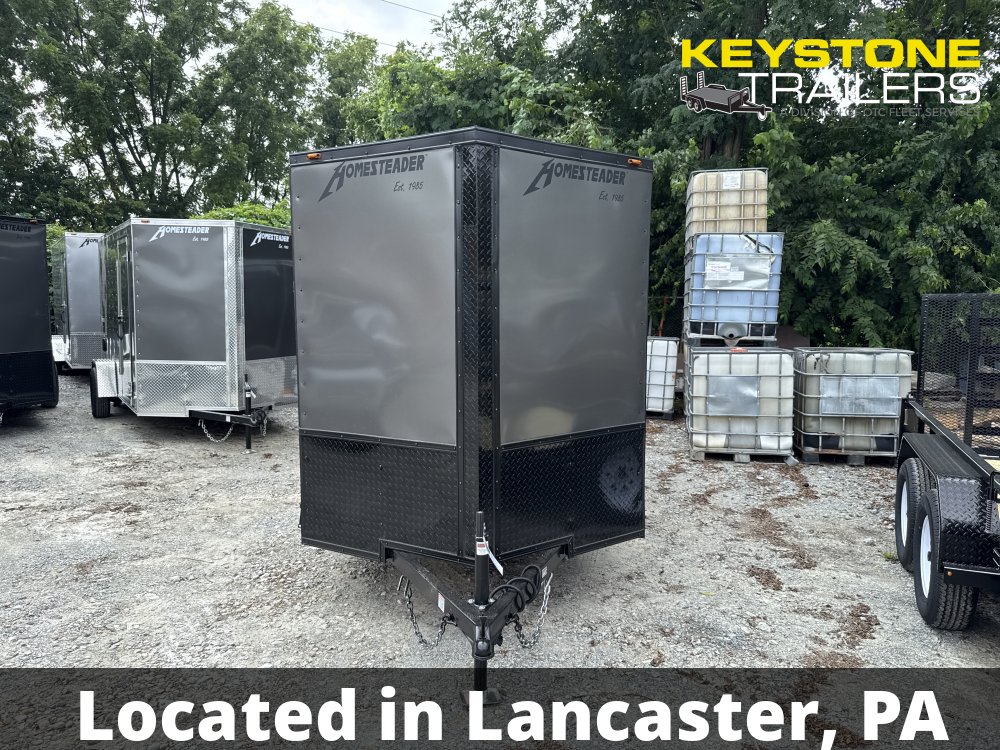 2026 Homesteader Trailers - 612IS - Gray - 6x12 - 2,990#