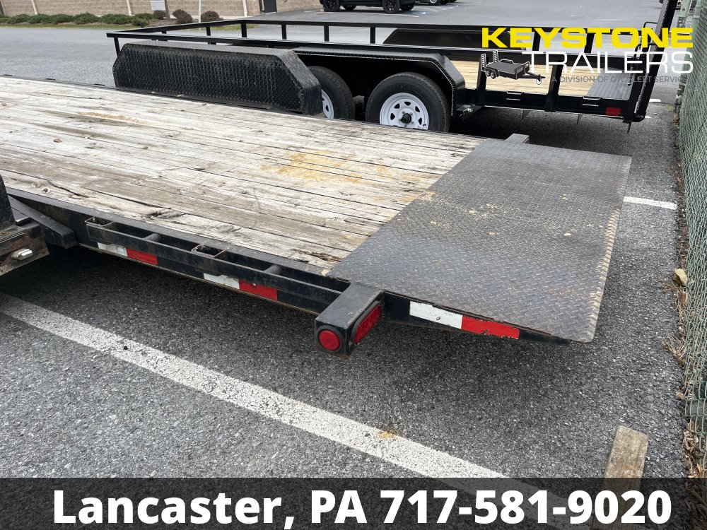 2015 PJ Trailer - 7X20 14000# Hydraulic Tilt Trailer - Black - 7x20 - 14,000#