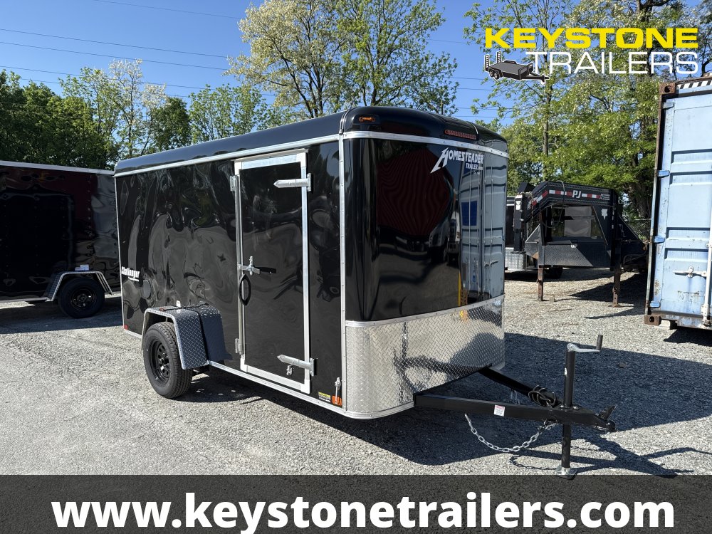 2025 Homesteader Trailers - 612CS - Black - 6x12 - 2,990#
