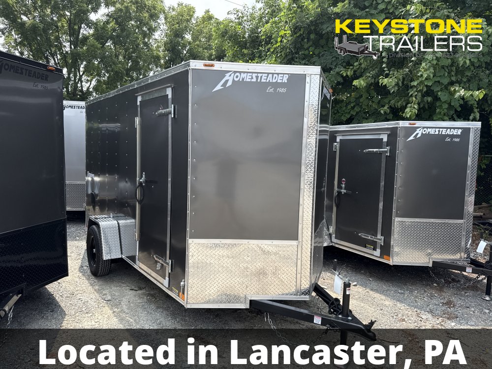 2026 Homesteader Trailers - 612IS - Gray - 6x12 - 2,990#