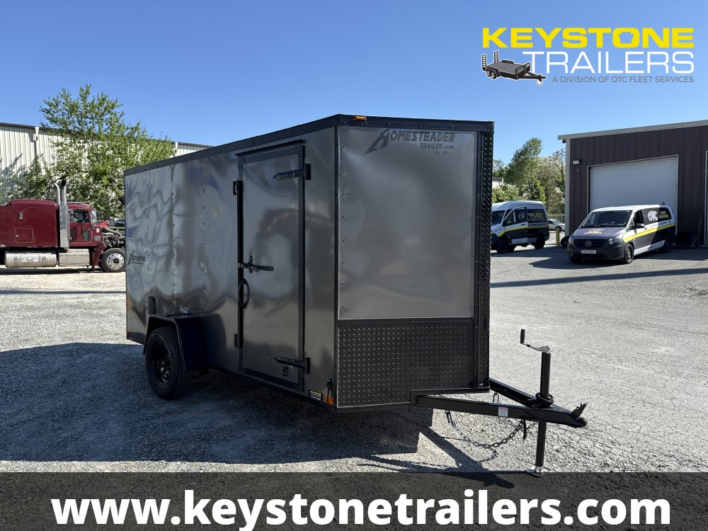 2025 Homesteader Trailers - 612IS - Gray - 6x12 - 2,990#