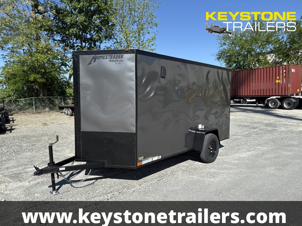 2025 Homesteader Trailers - 612IS - Gray - 6x12 - 2,990#