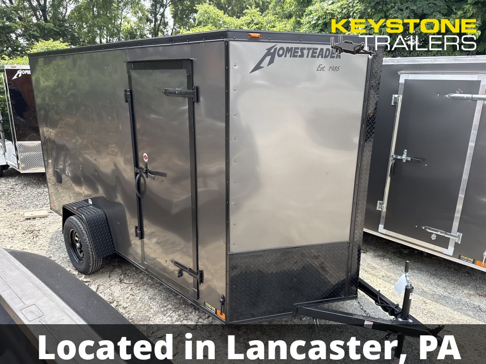 2026 Homesteader Trailers - 612IS - Gray - 6x12 - 2,990#