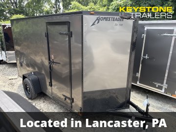 2026 Homesteader Trailers - 612IS - Gray - 6x12 - 2,990#
