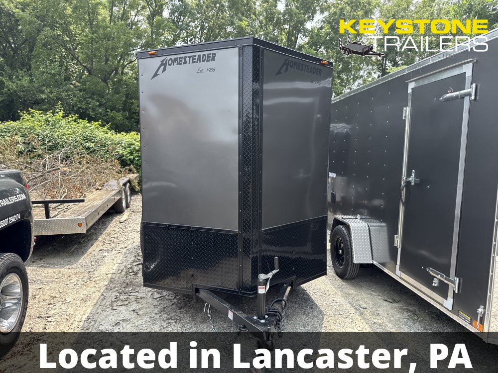 2026 Homesteader Trailers - 612IS - Gray - 6x12 - 2,990#