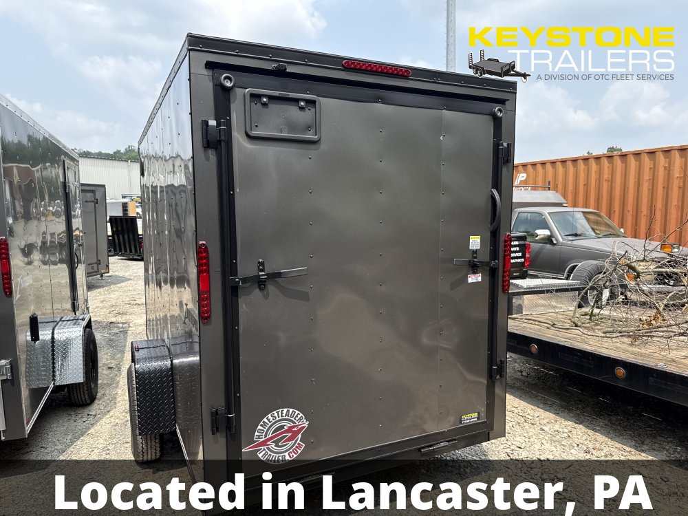 2026 Homesteader Trailers - 612IS - Gray - 6x12 - 2,990#