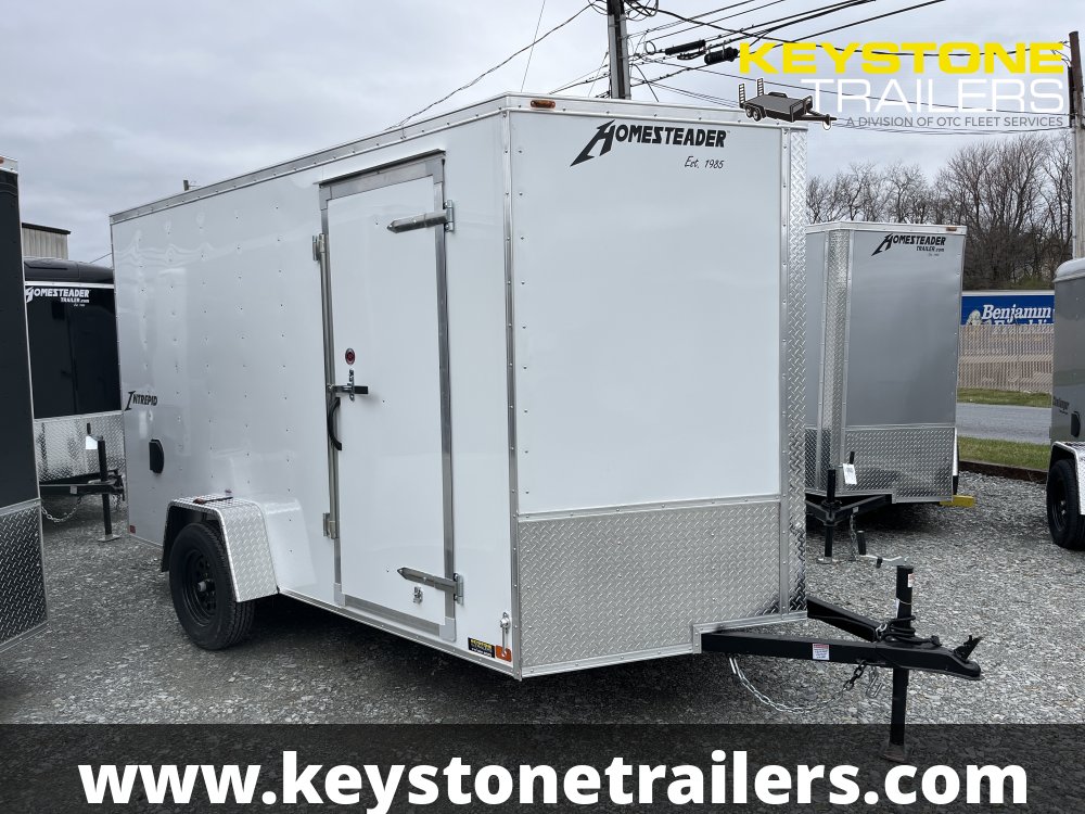 2025 Homesteader Trailers - 712IS - White - 7x12 - 2,990#