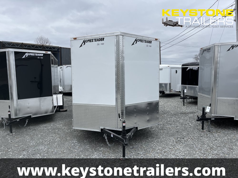 2025 Homesteader Trailers - 712IS - White - 7x12 - 2,990#