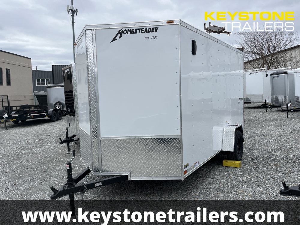 2025 Homesteader Trailers - 712IS - White - 7x12 - 2,990#