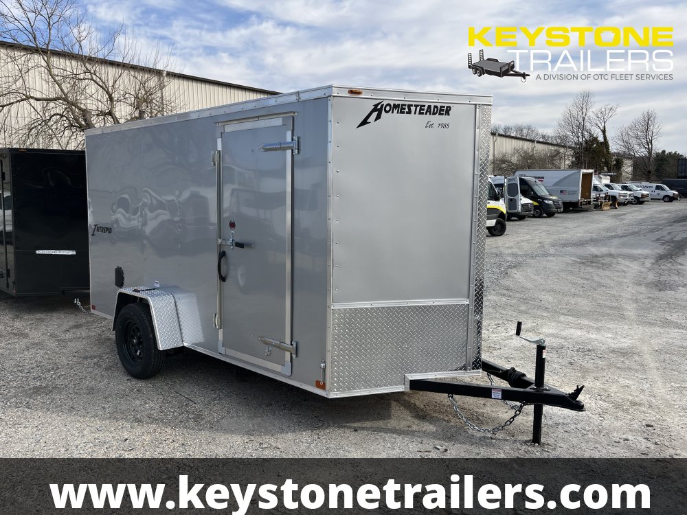 2025 Homesteader Trailers - 612IS - Silver Mist - 6x12 - 2,990#