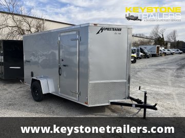 2025 Homesteader Trailers - 612IS - Silver Mist - 6x12 - 2,990#