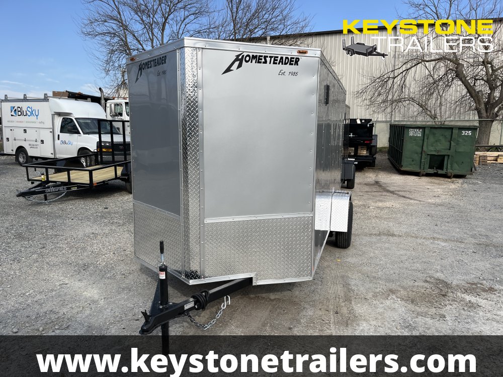 2025 Homesteader Trailers - 612IS - Silver Mist - 6x12 - 2,990#