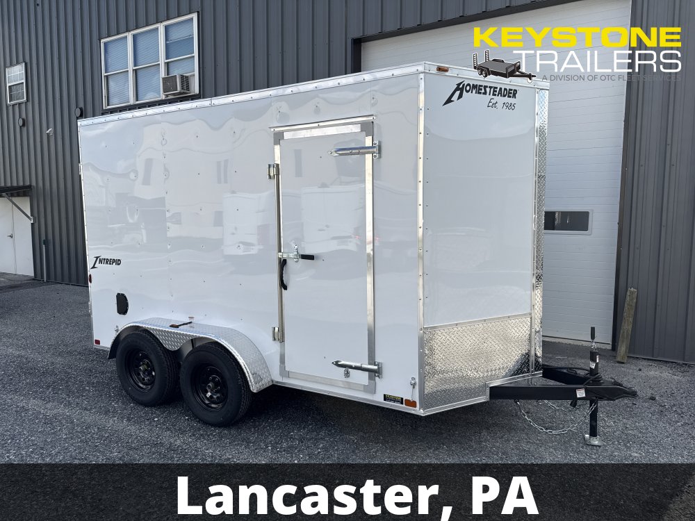 2027 Homesteader - 612IT - White - 6x12 - 7,000#