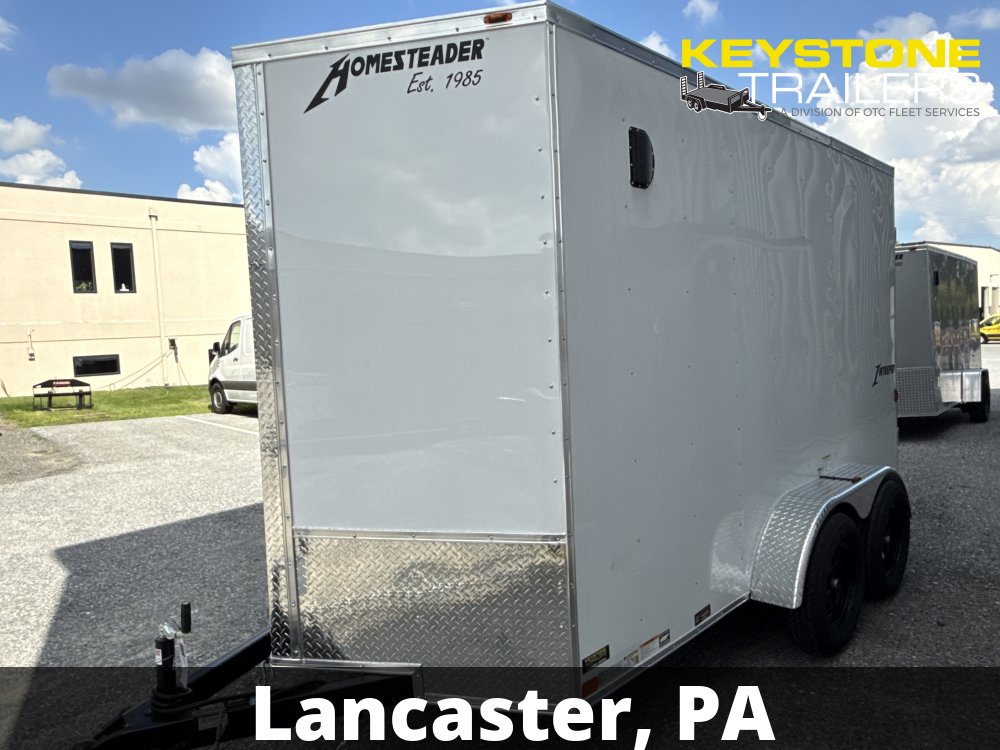 2027 Homesteader - 612IT - White - 6x12 - 7,000#