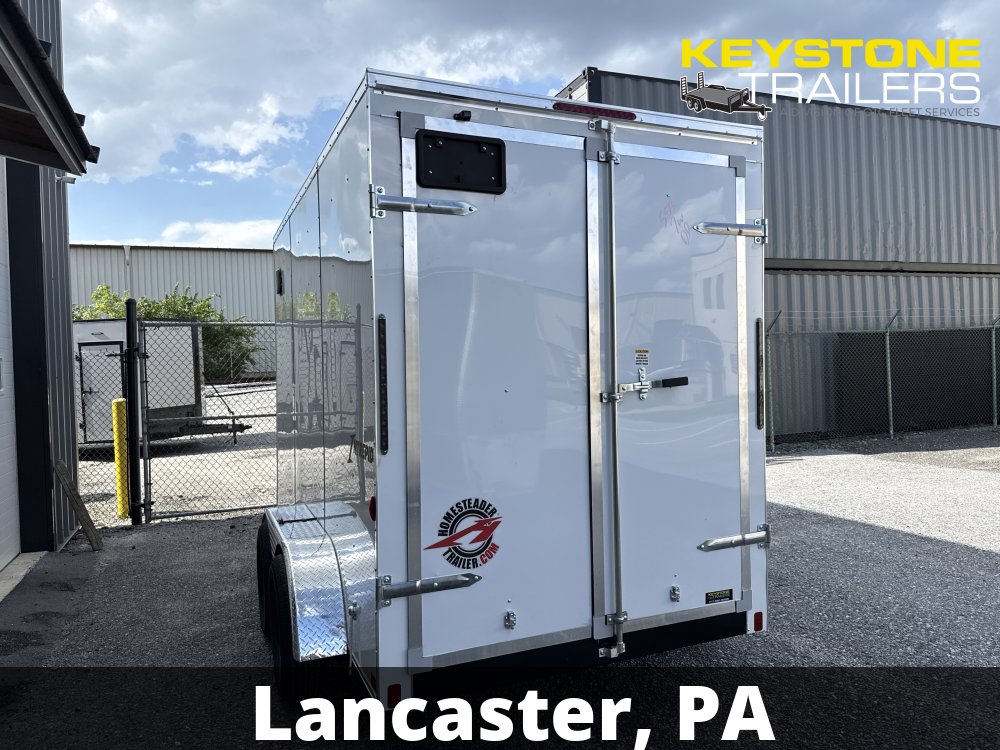 2027 Homesteader - 612IT - White - 6x12 - 7,000#