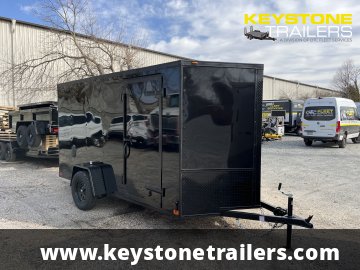 2025 Homesteader Trailers - 612IS - Black - 6x12 - 2,990#