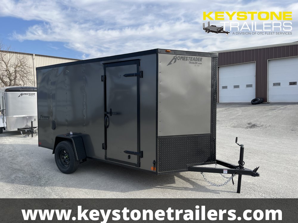 2025 Homesteader Trailers - 612IS - Gray - 6x12 - 2,990#