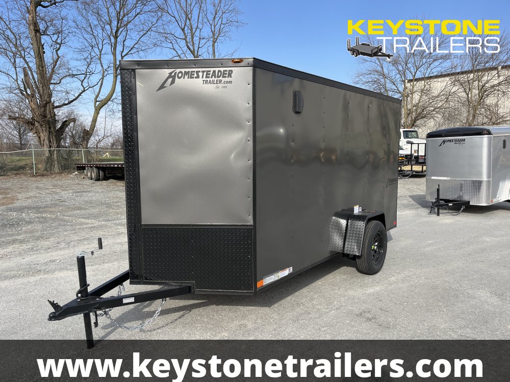 2025 Homesteader Trailers - 612IS - Gray - 6x12 - 2,990#