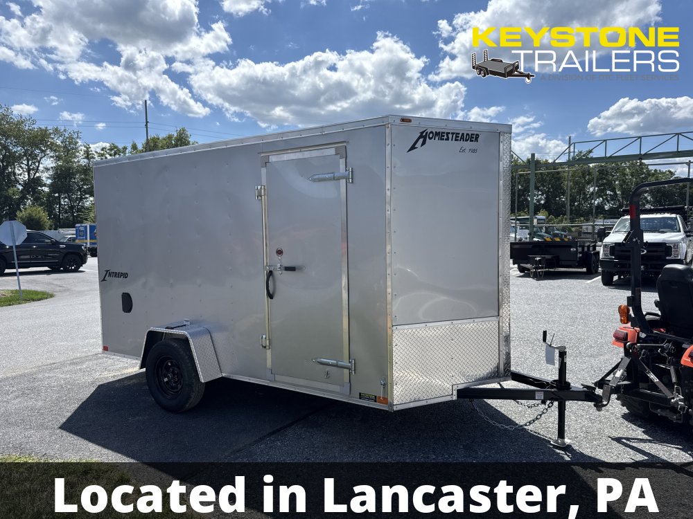 2026 Homesteader Trailers - 612IS - Silver Mist - 6x12 - 2,990#