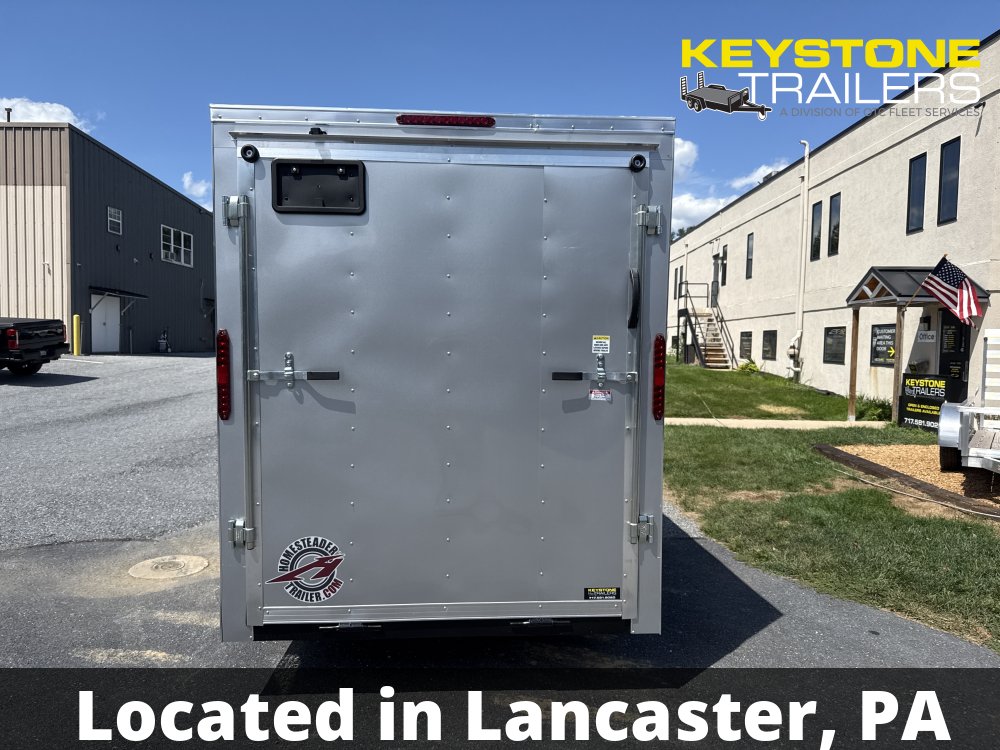 2026 Homesteader Trailers - 612IS - Silver Mist - 6x12 - 2,990#