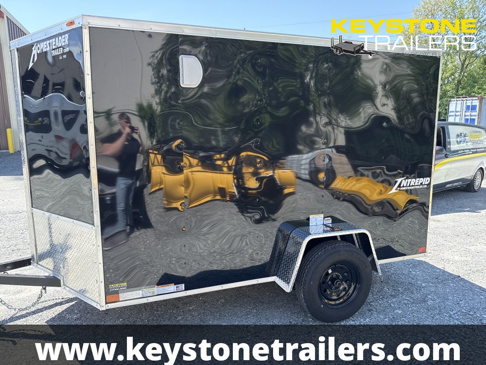 2025 Homesteader Trailers - 610IS - Black - 6x10 - 2,990#